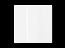 Zigbee 国标智能三位墙壁开关(单火版) PS195